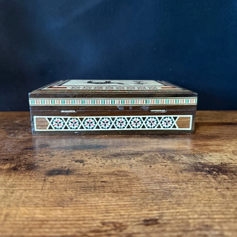 Jewelry Box and/or Storage Box with Camel on Lid